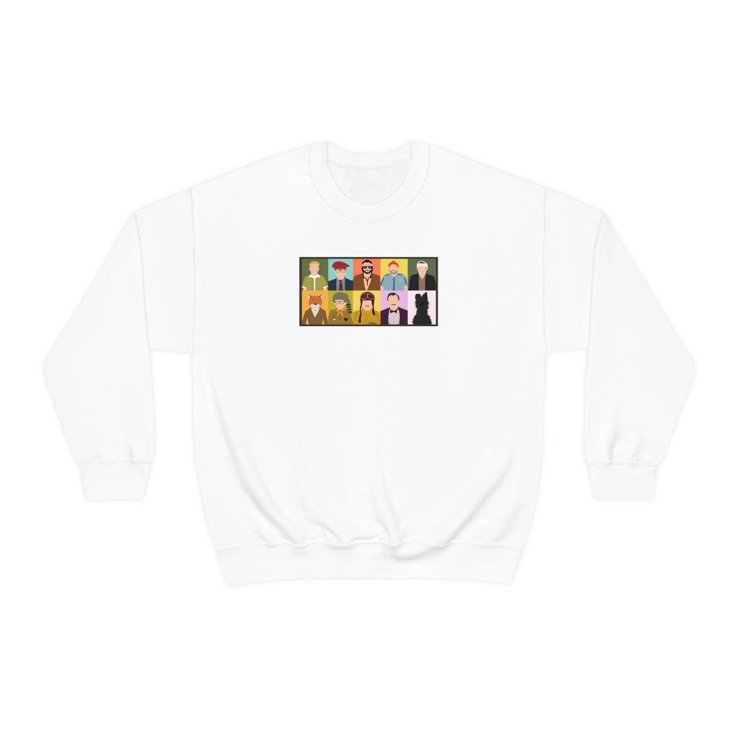 Wes Anderson Characters Sweatshirt