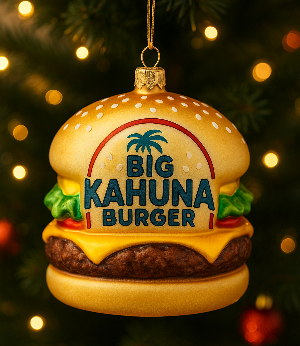 Big Kahuna Burger Christmas Ornament