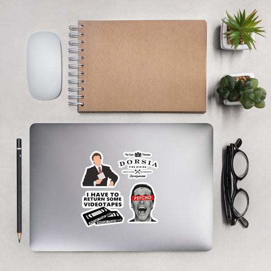American Psycho Laptop Stickers (2+1 Free)