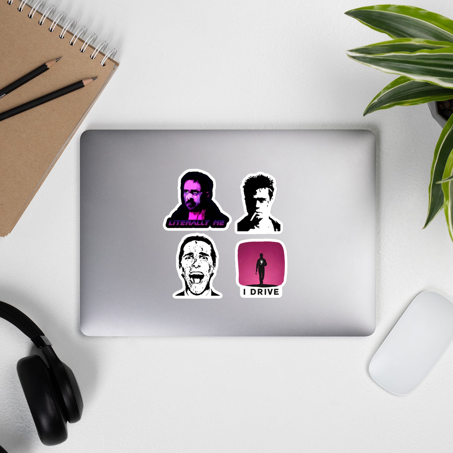 Literally Me Laptop Stickers (2+1 Free)