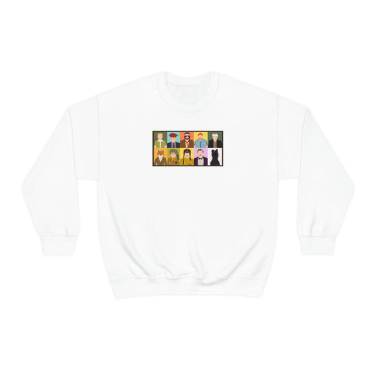 Wes Anderson Characters Sweatshirt