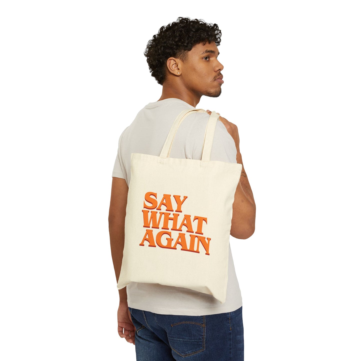 PULP FICTION "Say What Again" Tote Bag