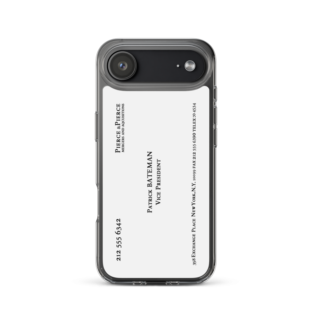 American Psycho Business Card Phone Case
