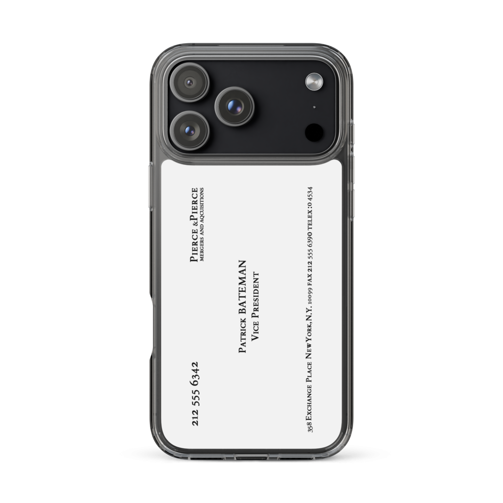 American Psycho Business Card Phone Case