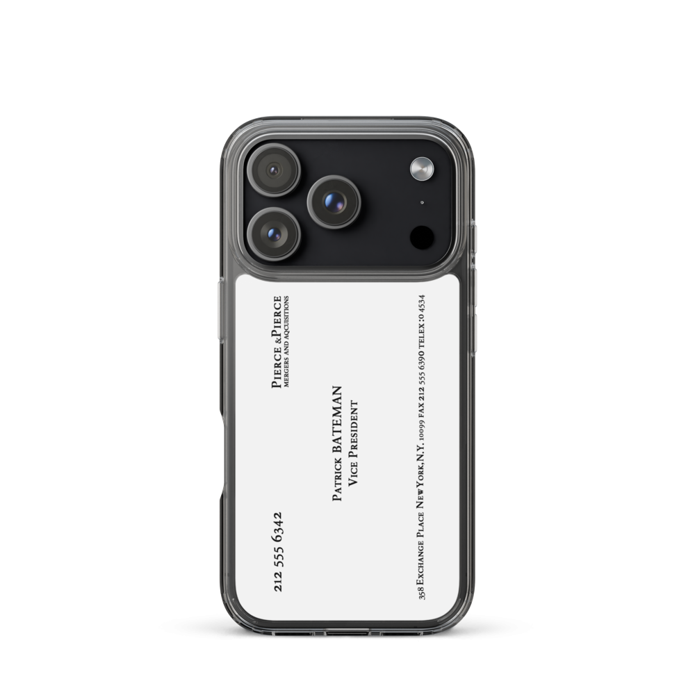 American Psycho Business Card Phone Case