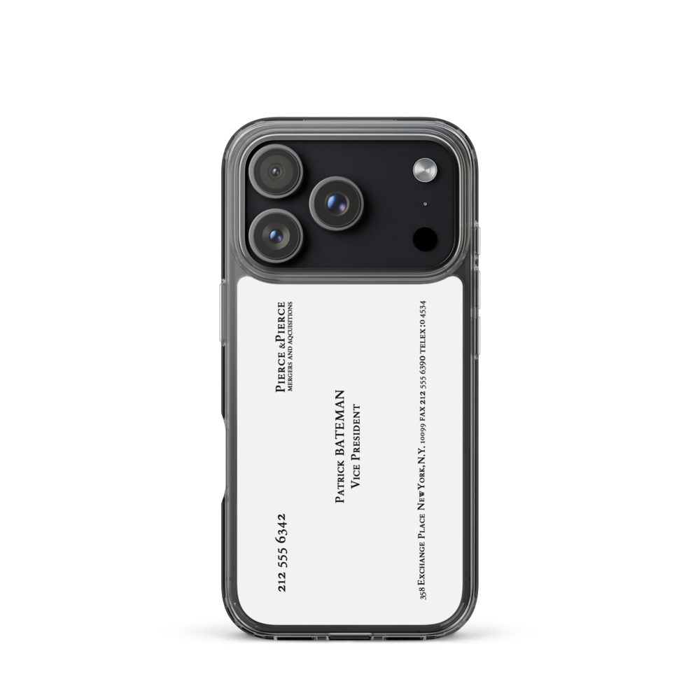 American Psycho Business Card Phone Case