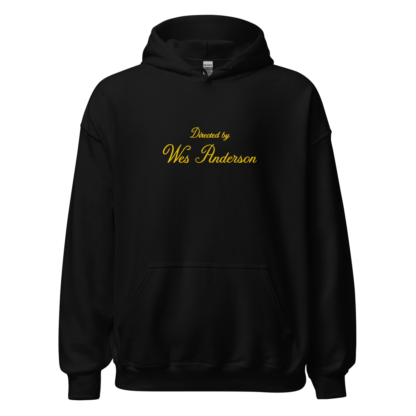 Directed by Wes Anderson Hoodie (Embroidered)