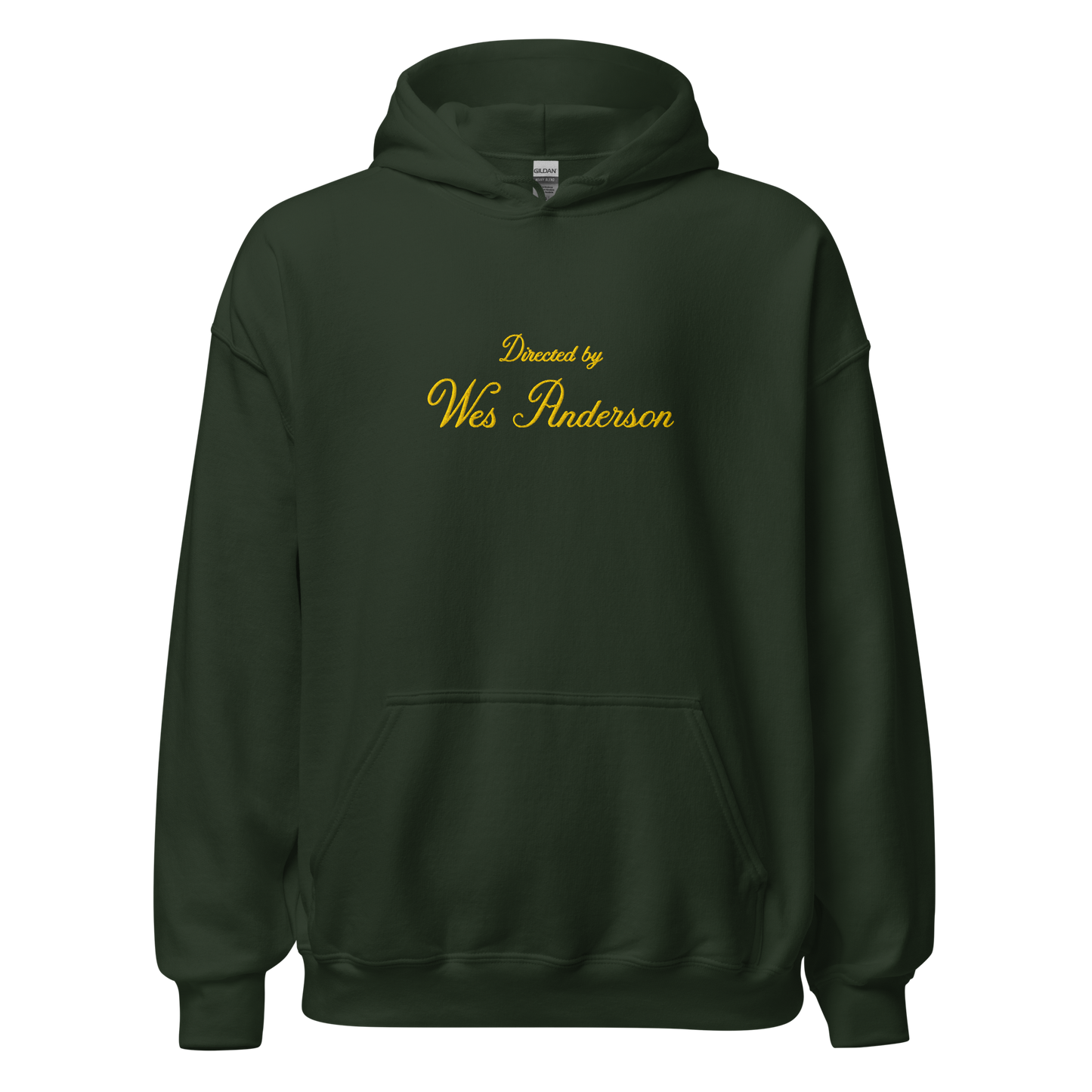 Directed by Wes Anderson Hoodie (Embroidered)