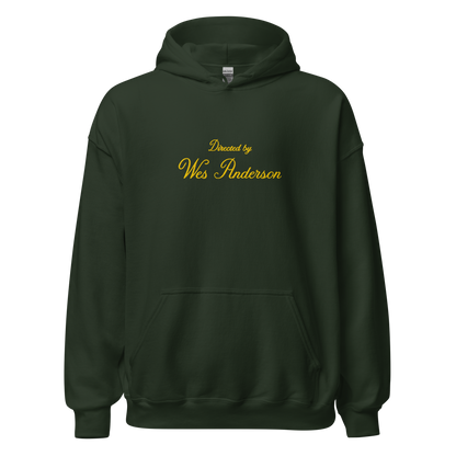 Directed by Wes Anderson Hoodie (Embroidered)