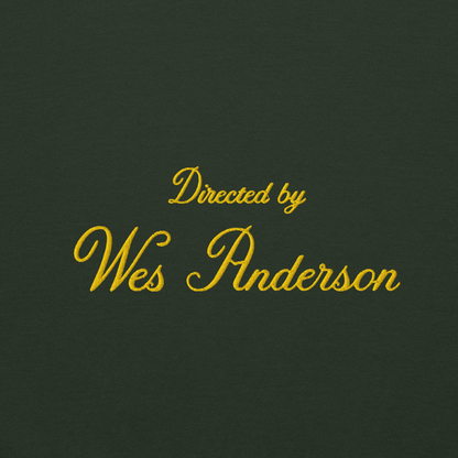 Directed by Wes Anderson Hoodie (Embroidered)