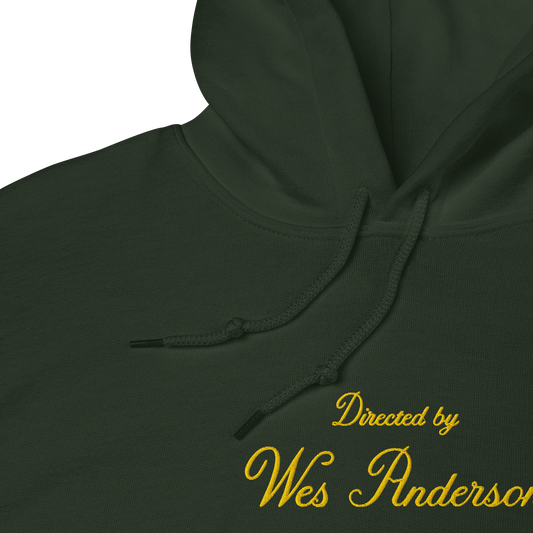 Directed by Wes Anderson Hoodie (Embroidered)