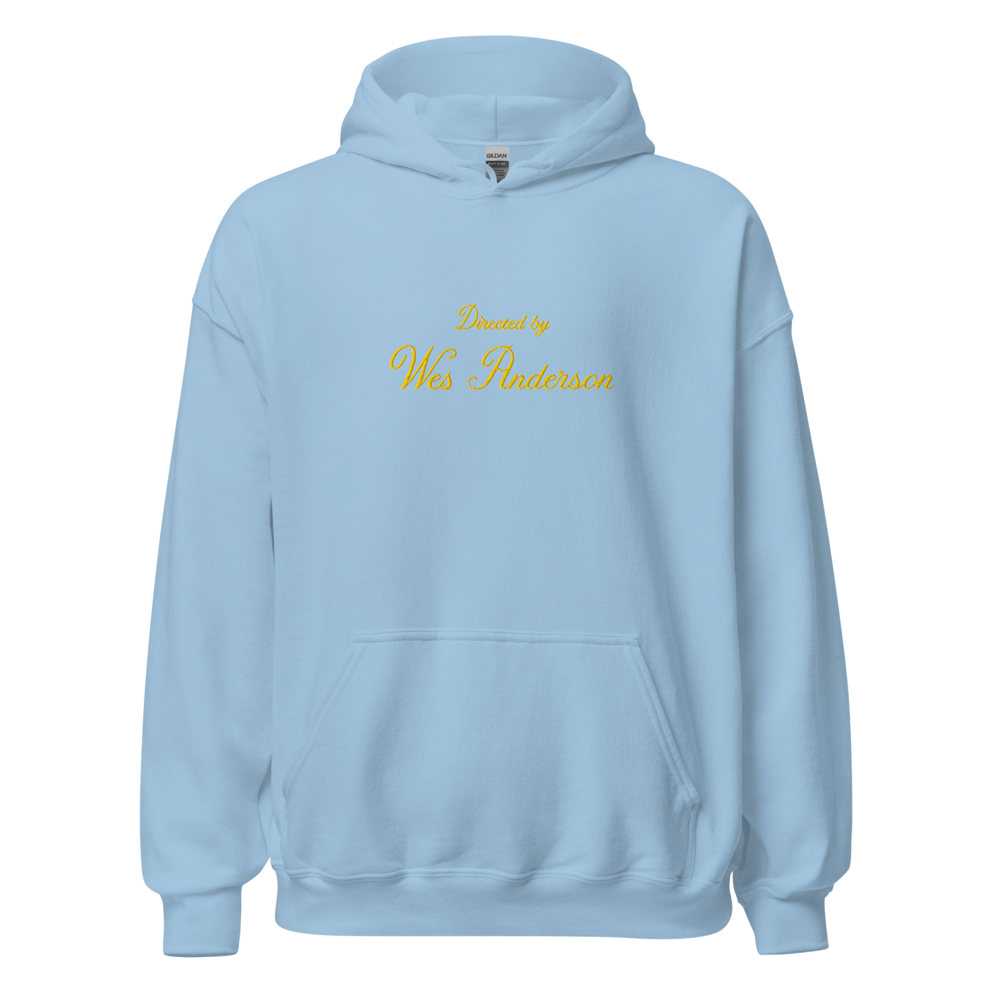 Directed by Wes Anderson Hoodie (Embroidered)