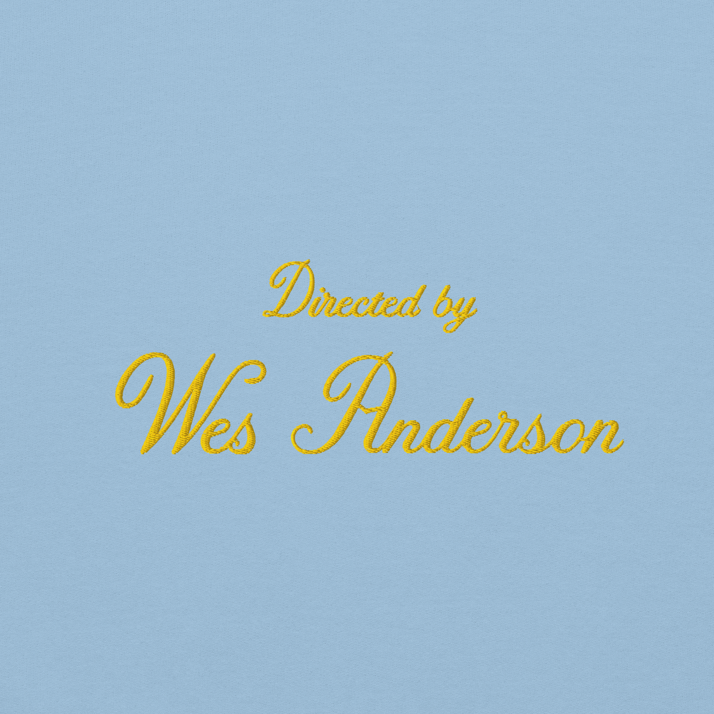 Directed by Wes Anderson Hoodie (Embroidered)