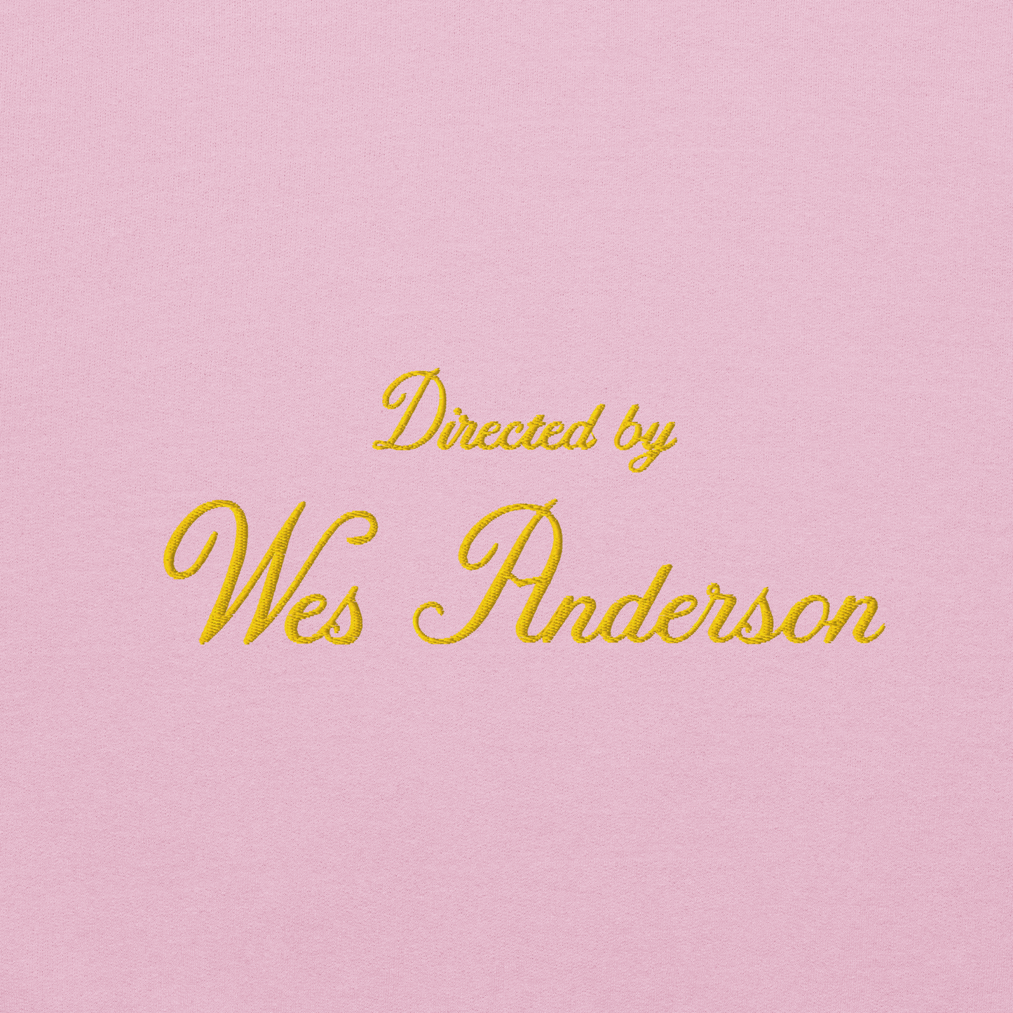 Directed by Wes Anderson Hoodie (Embroidered)