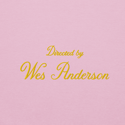 Directed by Wes Anderson Hoodie (Embroidered)