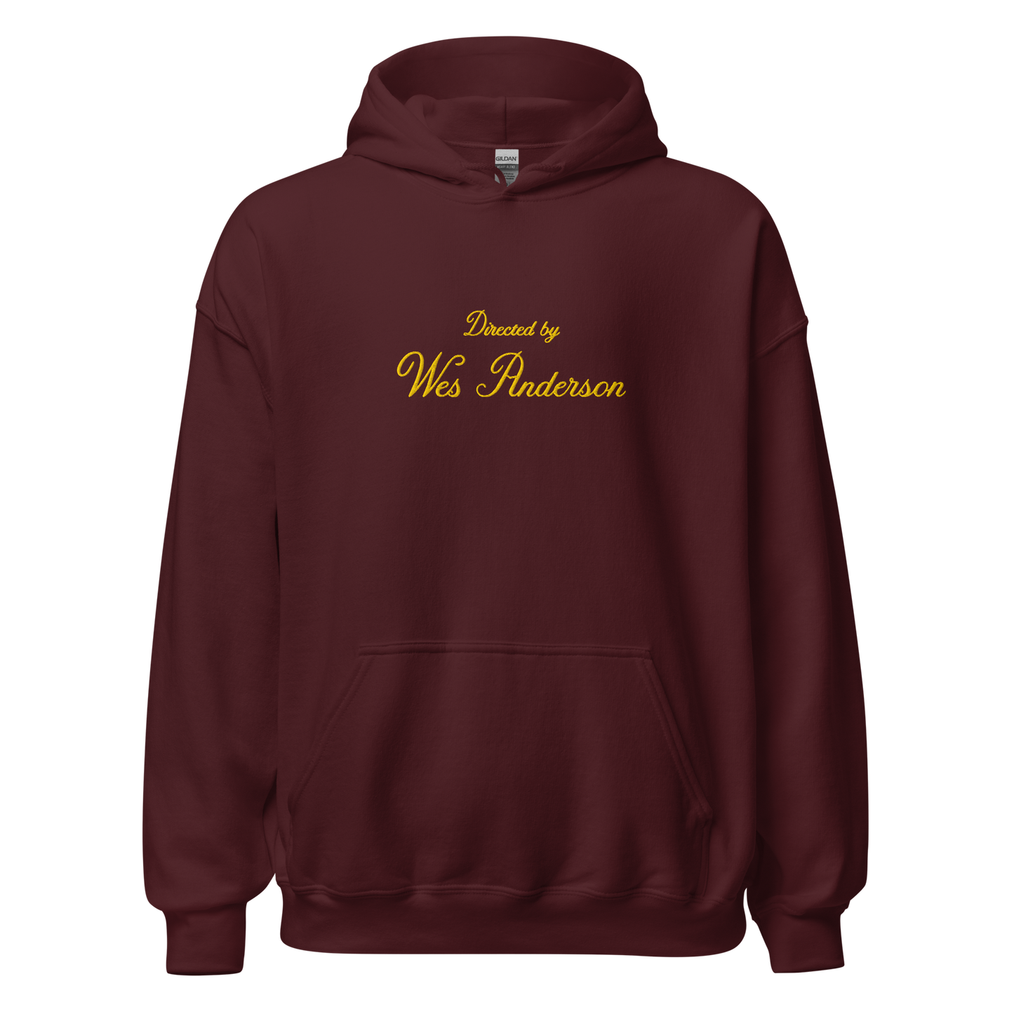 Directed by Wes Anderson Hoodie (Embroidered)
