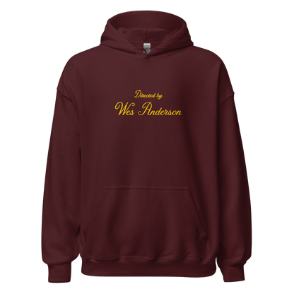 Directed by Wes Anderson Hoodie (Embroidered)
