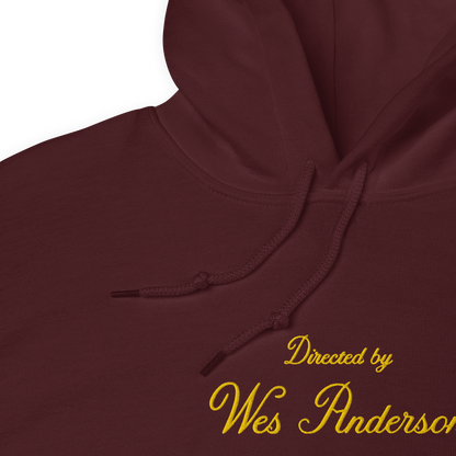 Directed by Wes Anderson Hoodie (Embroidered)