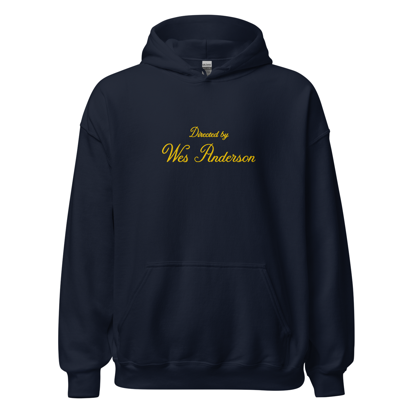 Directed by Wes Anderson Hoodie (Embroidered)