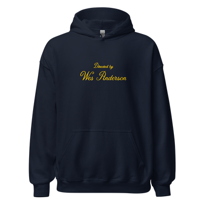 Directed by Wes Anderson Hoodie (Embroidered)