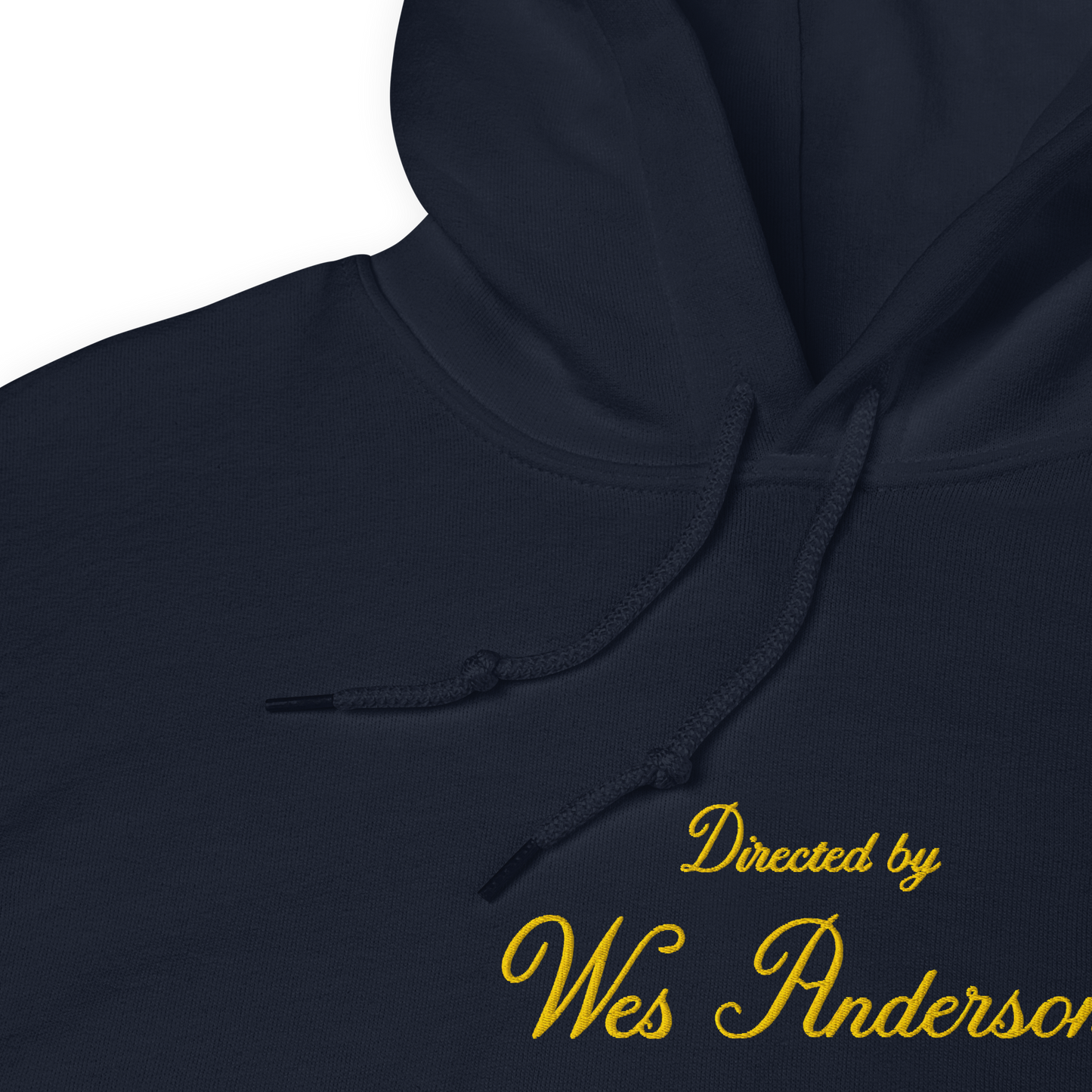 Directed by Wes Anderson Hoodie (Embroidered)