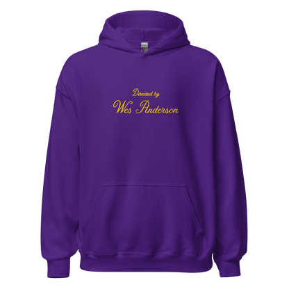 Directed by Wes Anderson Hoodie (Embroidered)