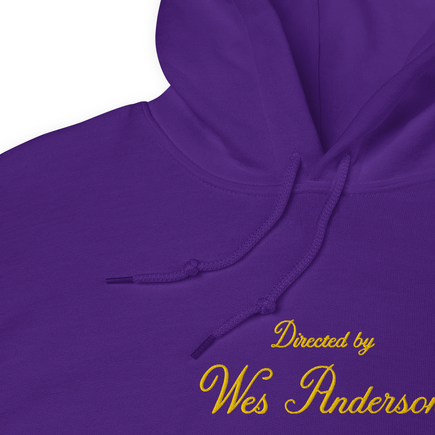 Directed by Wes Anderson Hoodie (Embroidered)