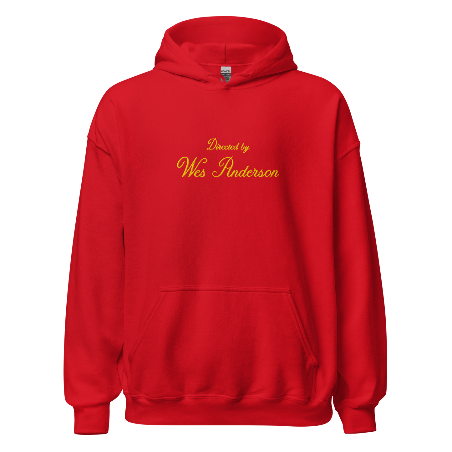 Directed by Wes Anderson Hoodie (Embroidered)