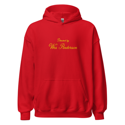 Directed by Wes Anderson Hoodie (Embroidered)