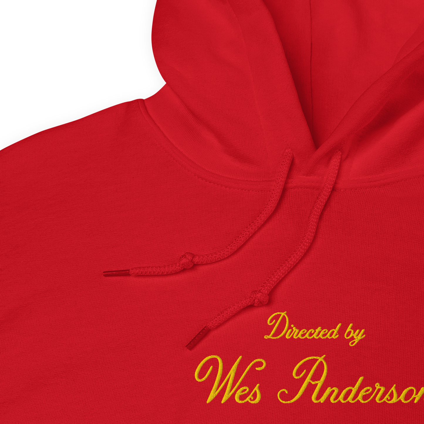 Directed by Wes Anderson Hoodie (Embroidered)