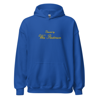 Directed by Wes Anderson Hoodie (Embroidered)