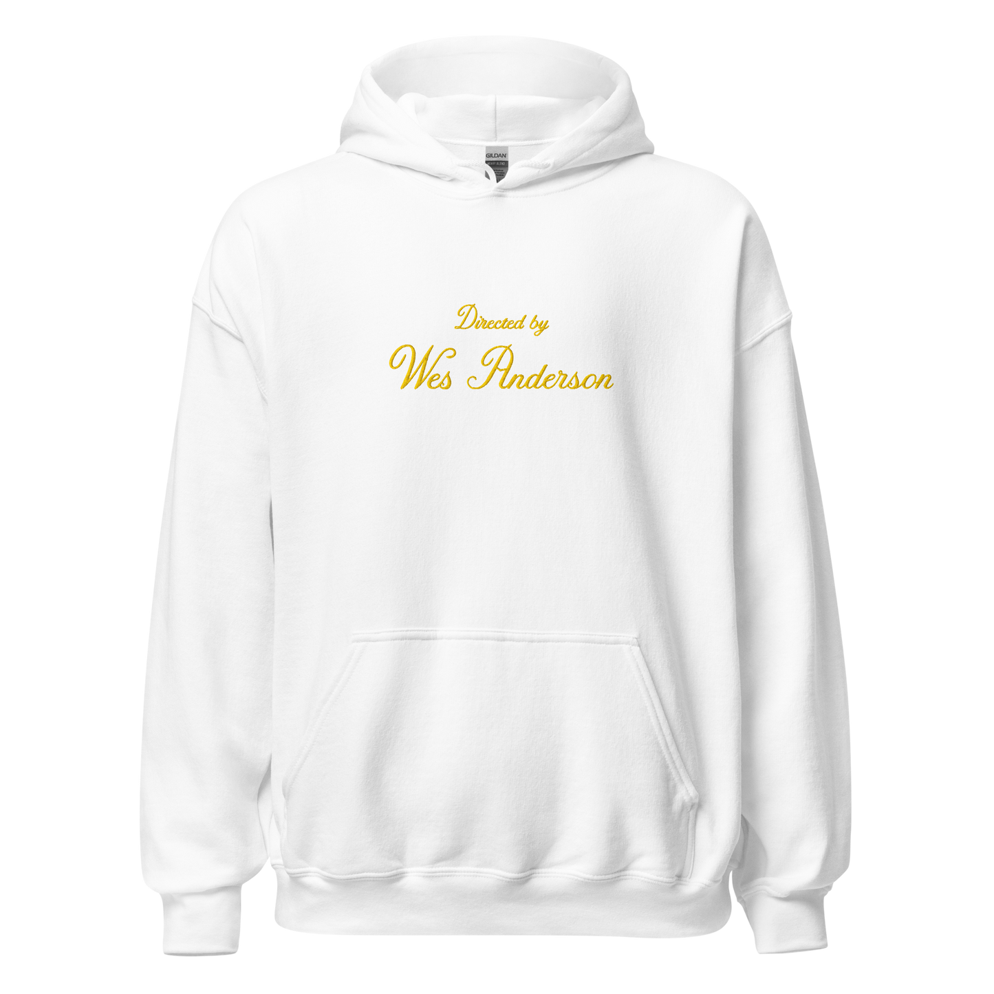 Directed by Wes Anderson Hoodie (Embroidered)
