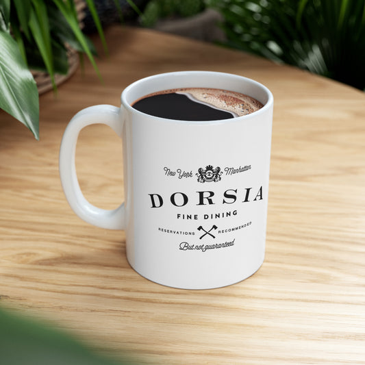 American Psycho Dorsia Mug