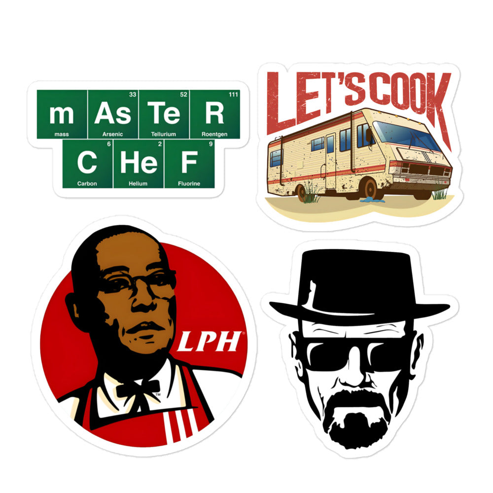 Breaking Bad Laptop Stickers (2+1 Free) – Du Cinema Store