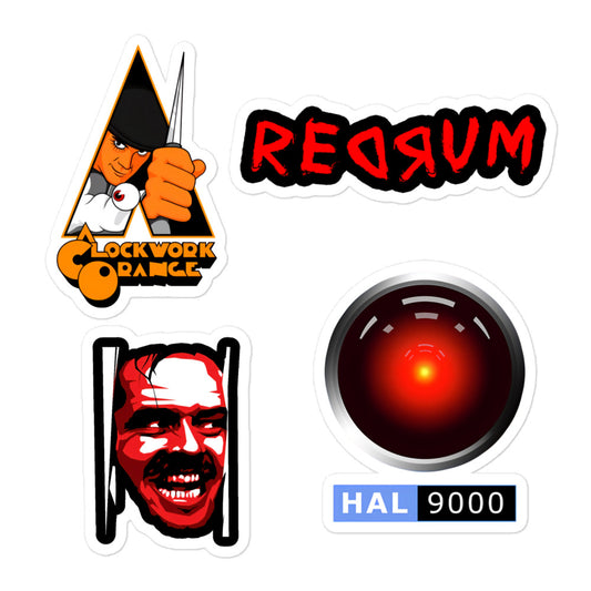 Stanley Kubrick Laptop Stickers (2+1 Free)
