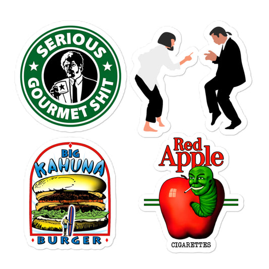 Tarantino Laptop Stickers (2+1 Free)